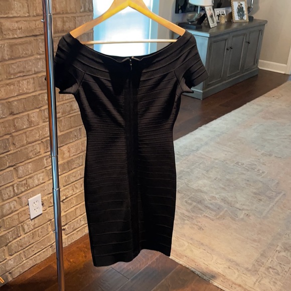 Herve Leger black bandage dress - Picture 2 of 3
